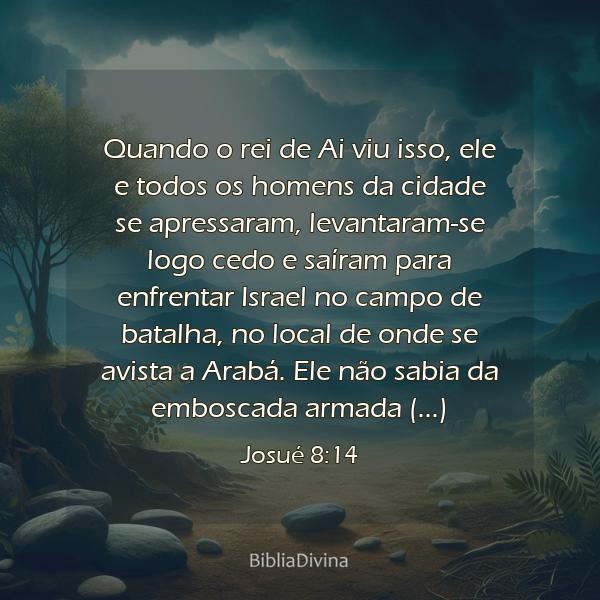 Josué 8:14