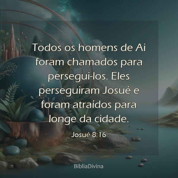 Josué 8:16