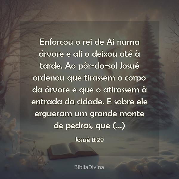 Josué 8:29