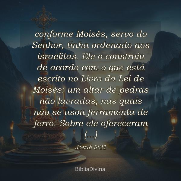 Josué 8:31