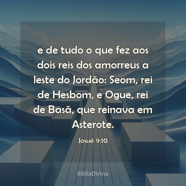 Josué 9:10