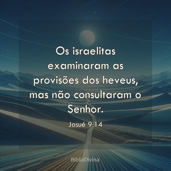 Josué 9:14