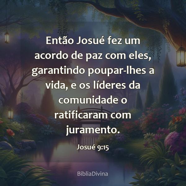 Josué 9:15