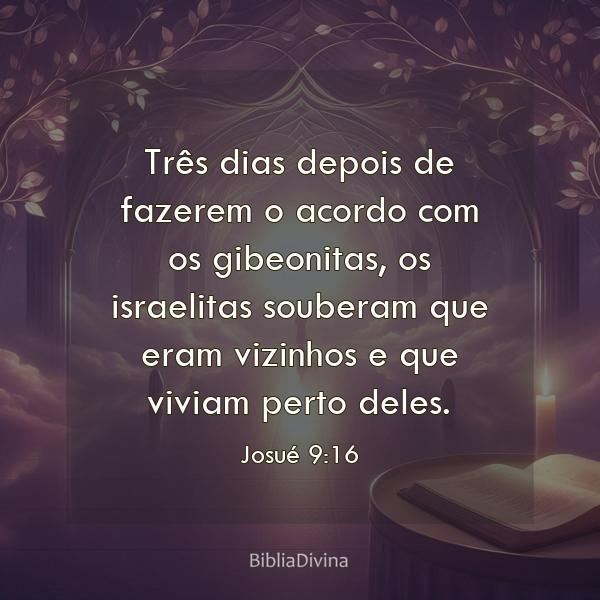 Josué 9:16