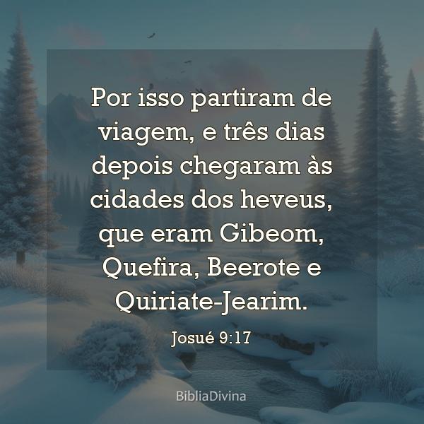 Josué 9:17