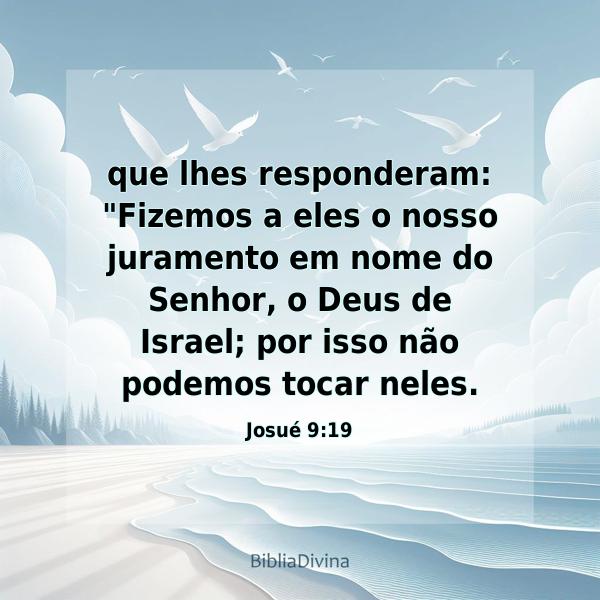 Josué 9:19