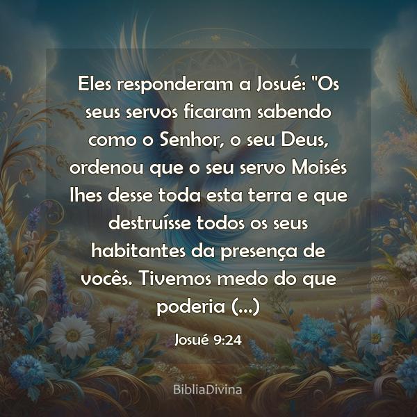 Josué 9:24