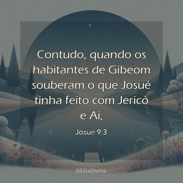 Josué 9:3