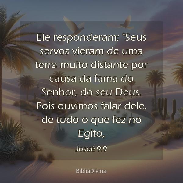 Josué 9:9