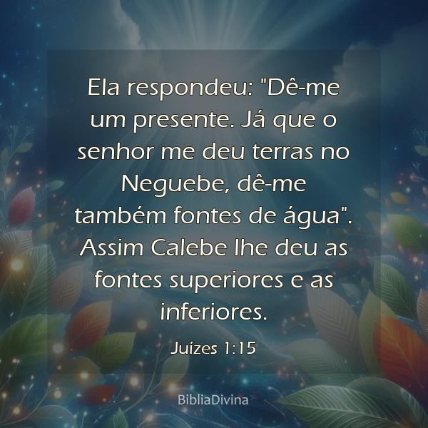 Juízes 1:15