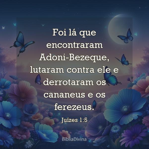 Juízes 1:5