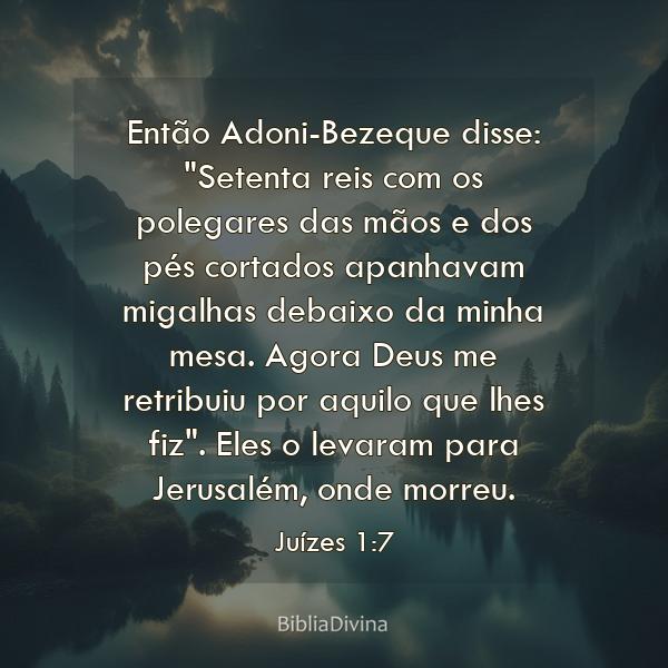 Juízes 1:7