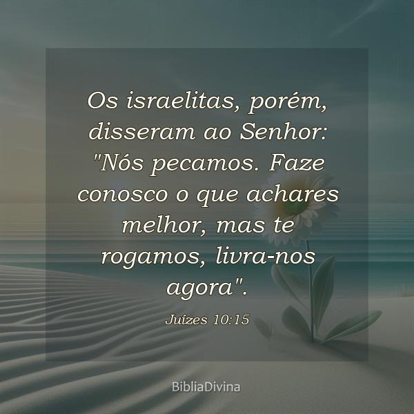 Juízes 10:15