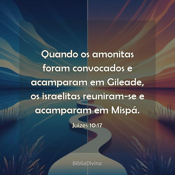 Juízes 10:17