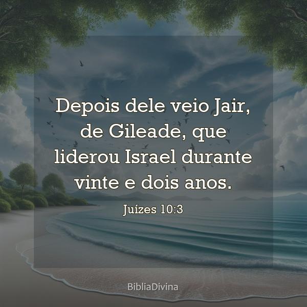 Juízes 10:3