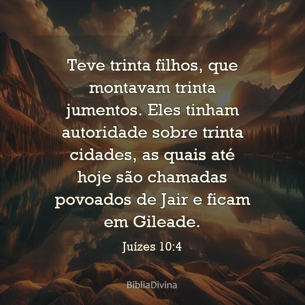 Juízes 10:4