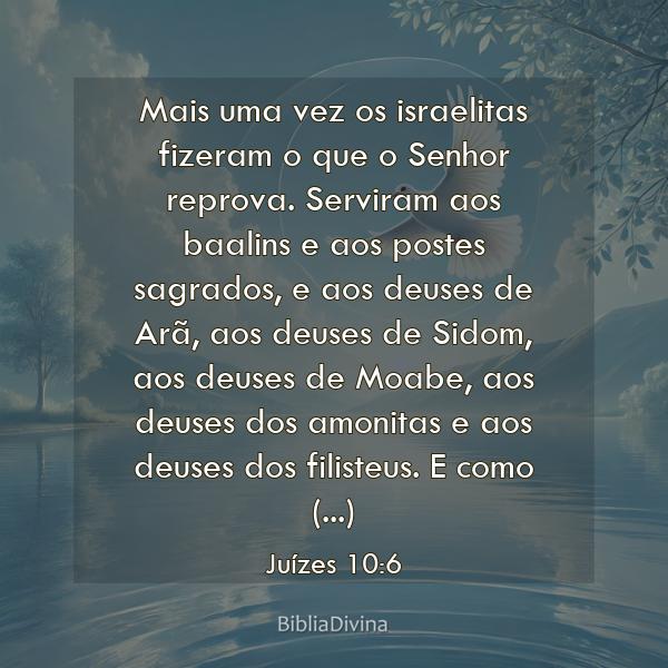 Juízes 10:6