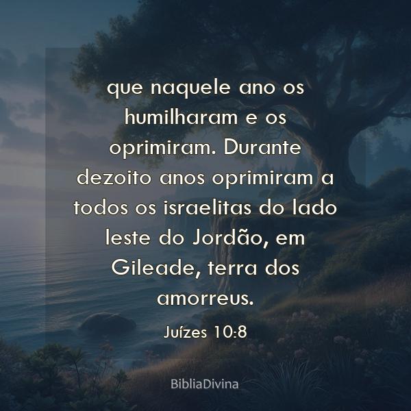 Juízes 10:8