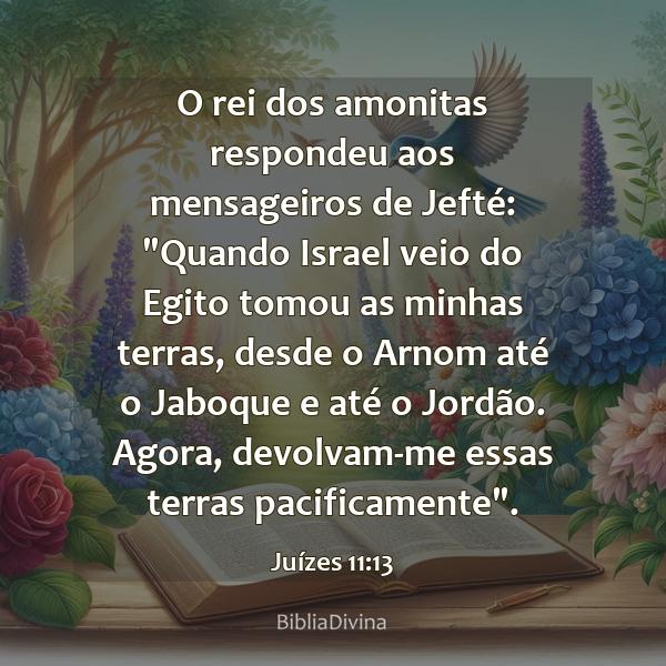 Juízes 11:13