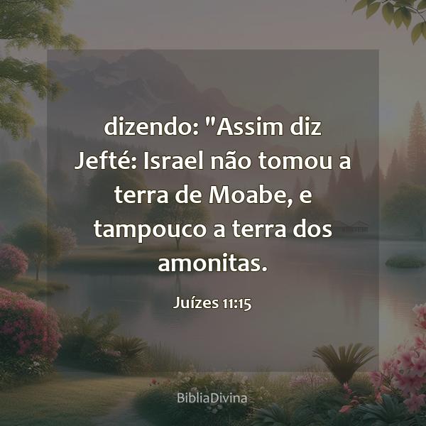 Juízes 11:15