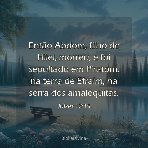 Juízes 12:15