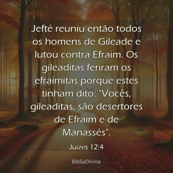 Juízes 12:4