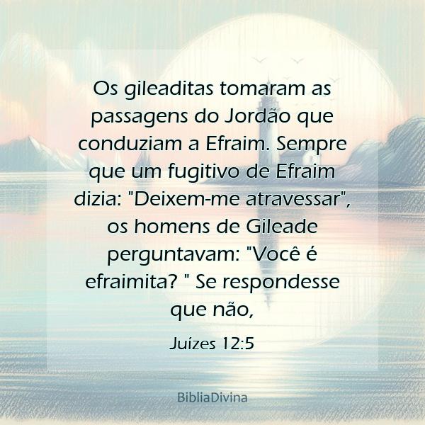 Juízes 12:5