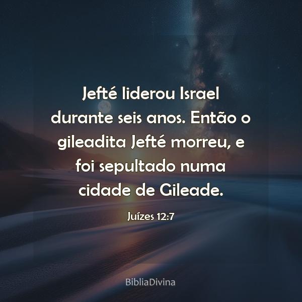 Juízes 12:7