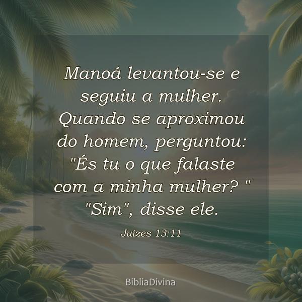 Juízes 13:11