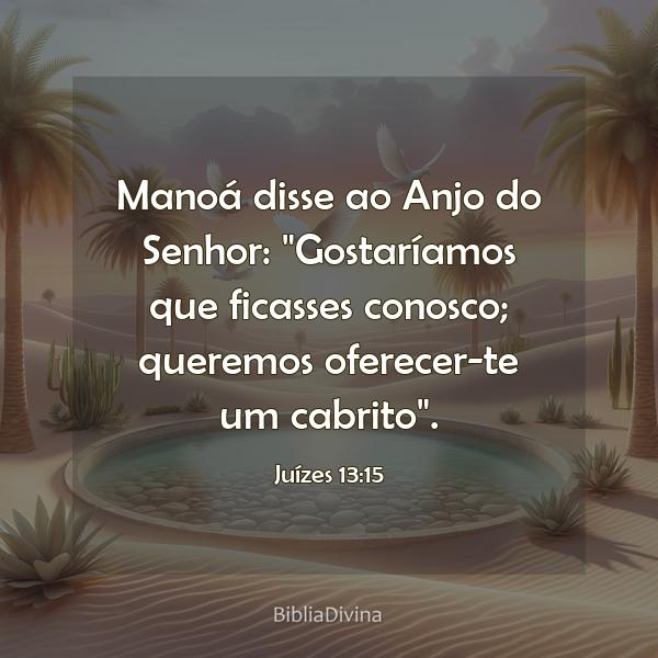 Juízes 13:15