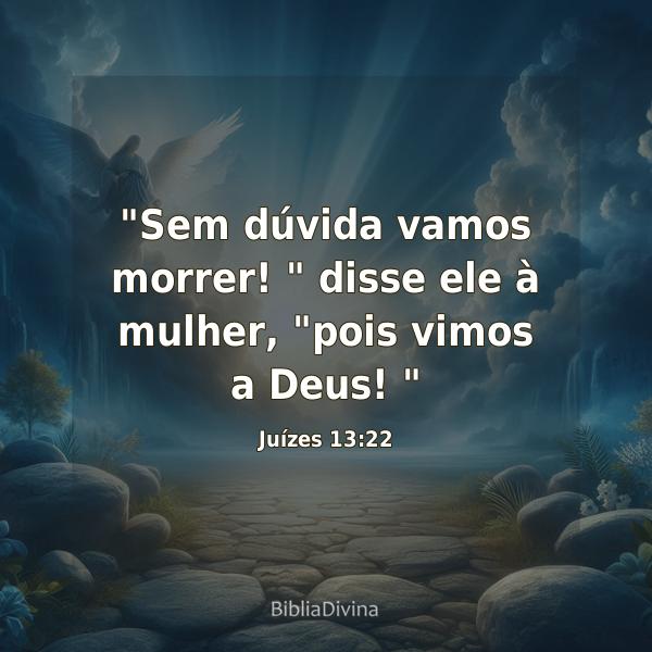 Juízes 13:22