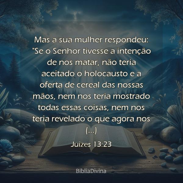 Juízes 13:23