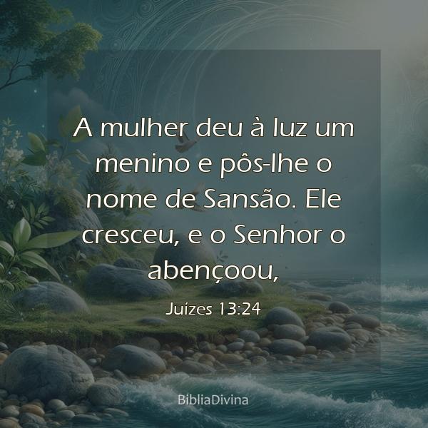 Juízes 13:24