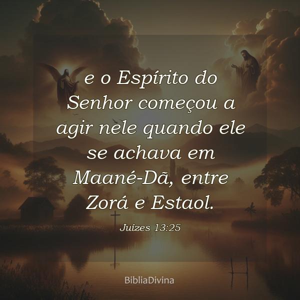 Juízes 13:25