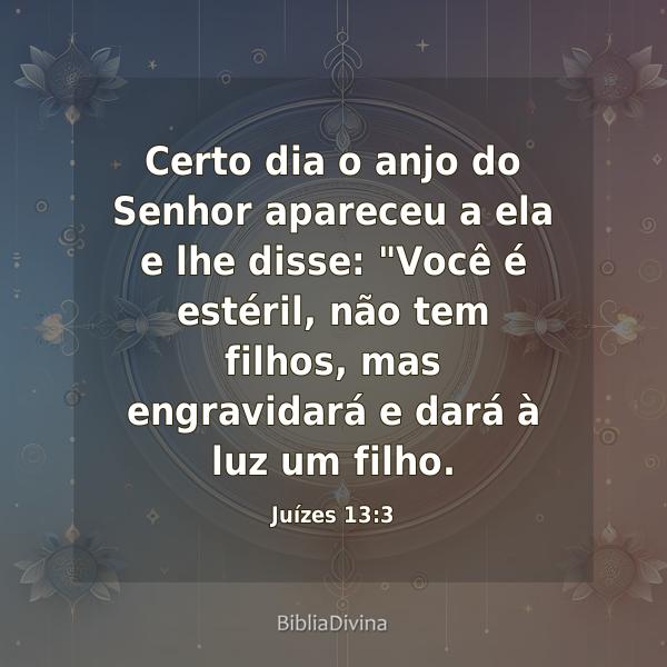 Juízes 13:3