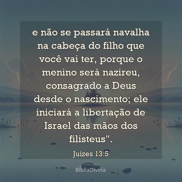 Juízes 13:5