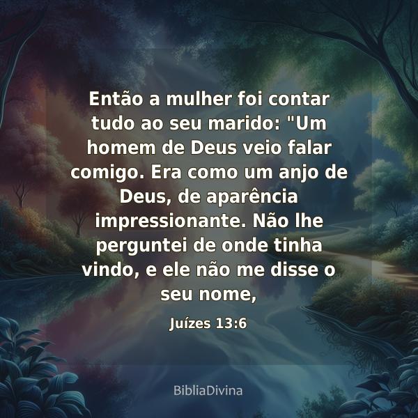 Juízes 13:6