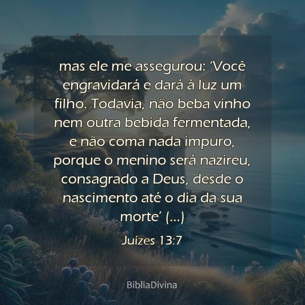 Juízes 13:7