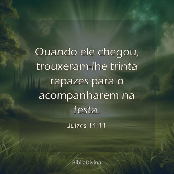 Juízes 14:11