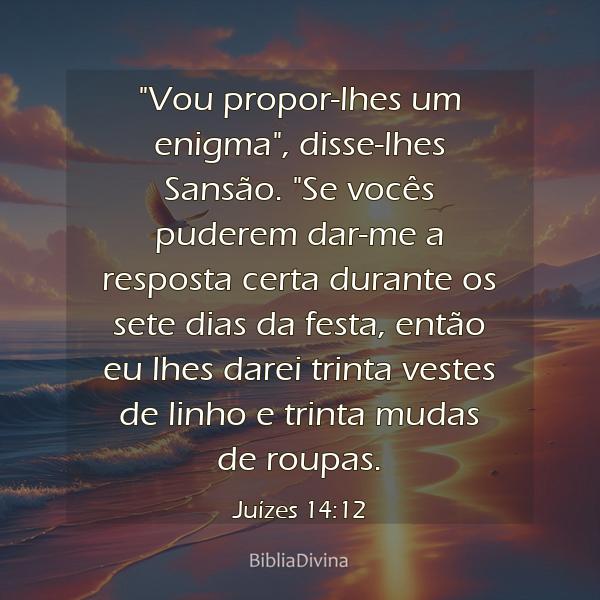 Juízes 14:12