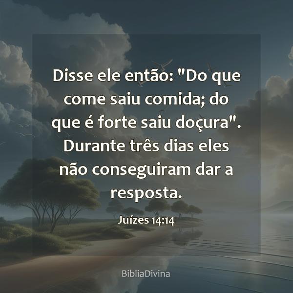 Juízes 14:14