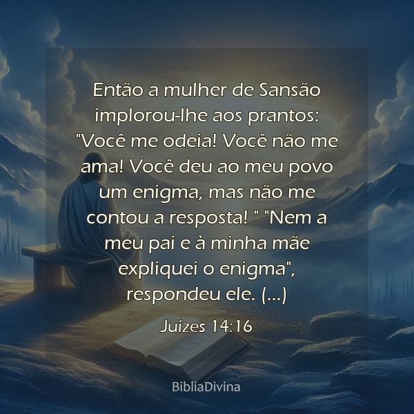 Juízes 14:16