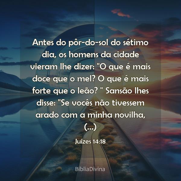 Juízes 14:18