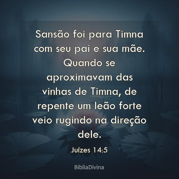 Juízes 14:5