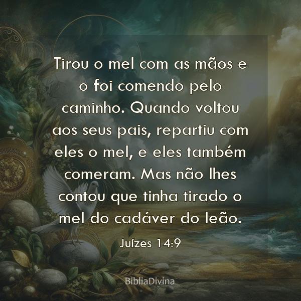 Juízes 14:9