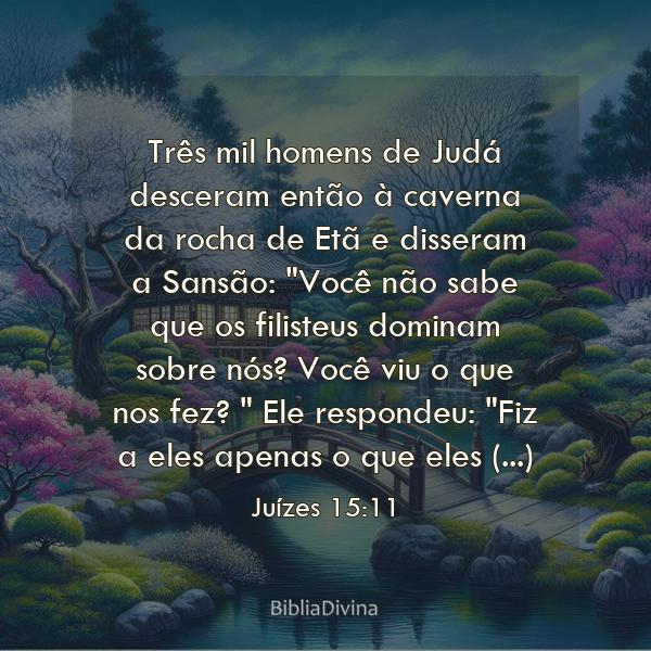 Juízes 15:11