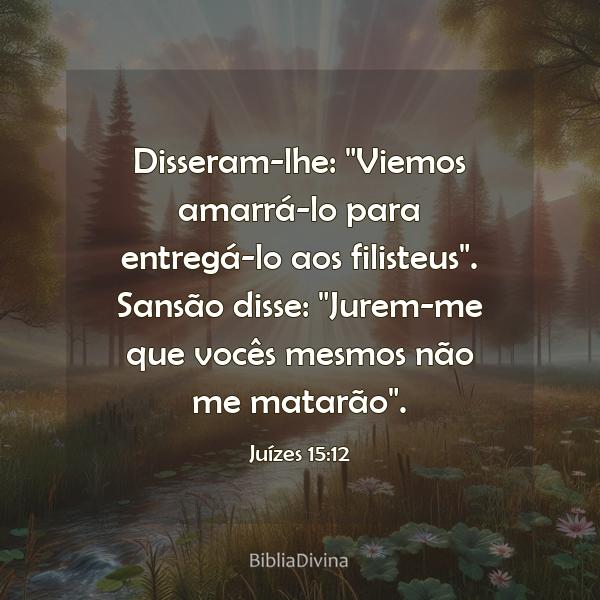 Juízes 15:12