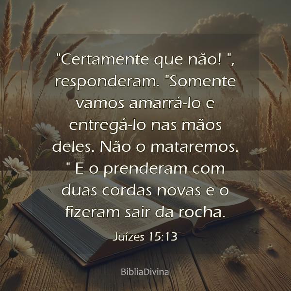 Juízes 15:13