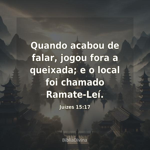 Juízes 15:17