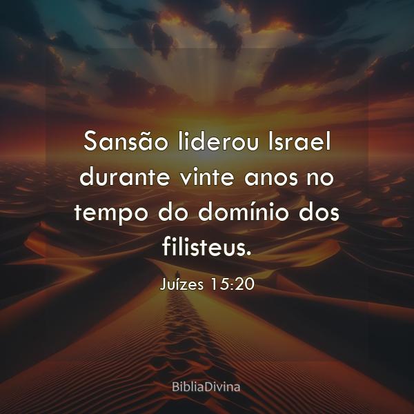 Juízes 15:20